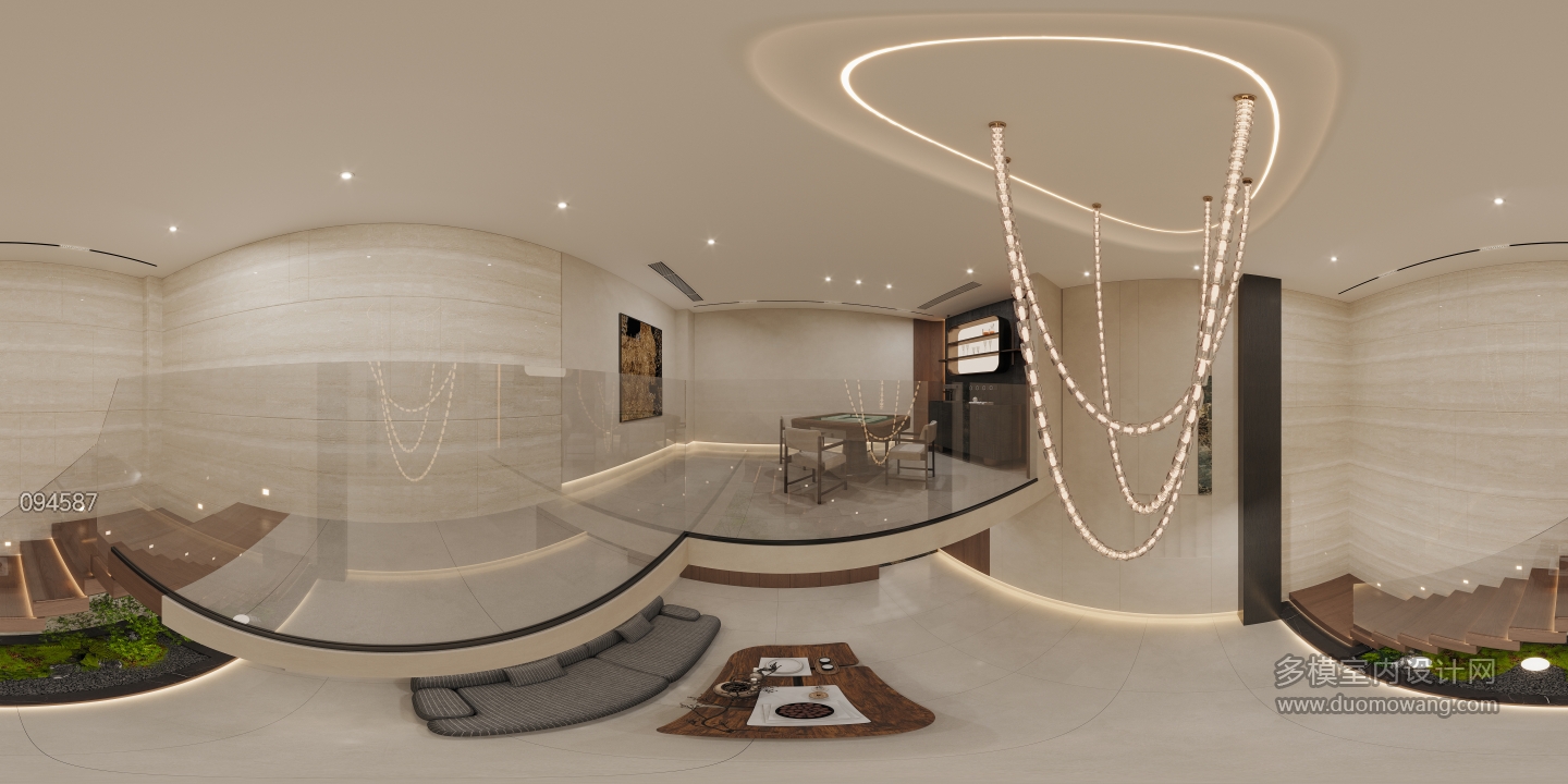 负一层挑空全景