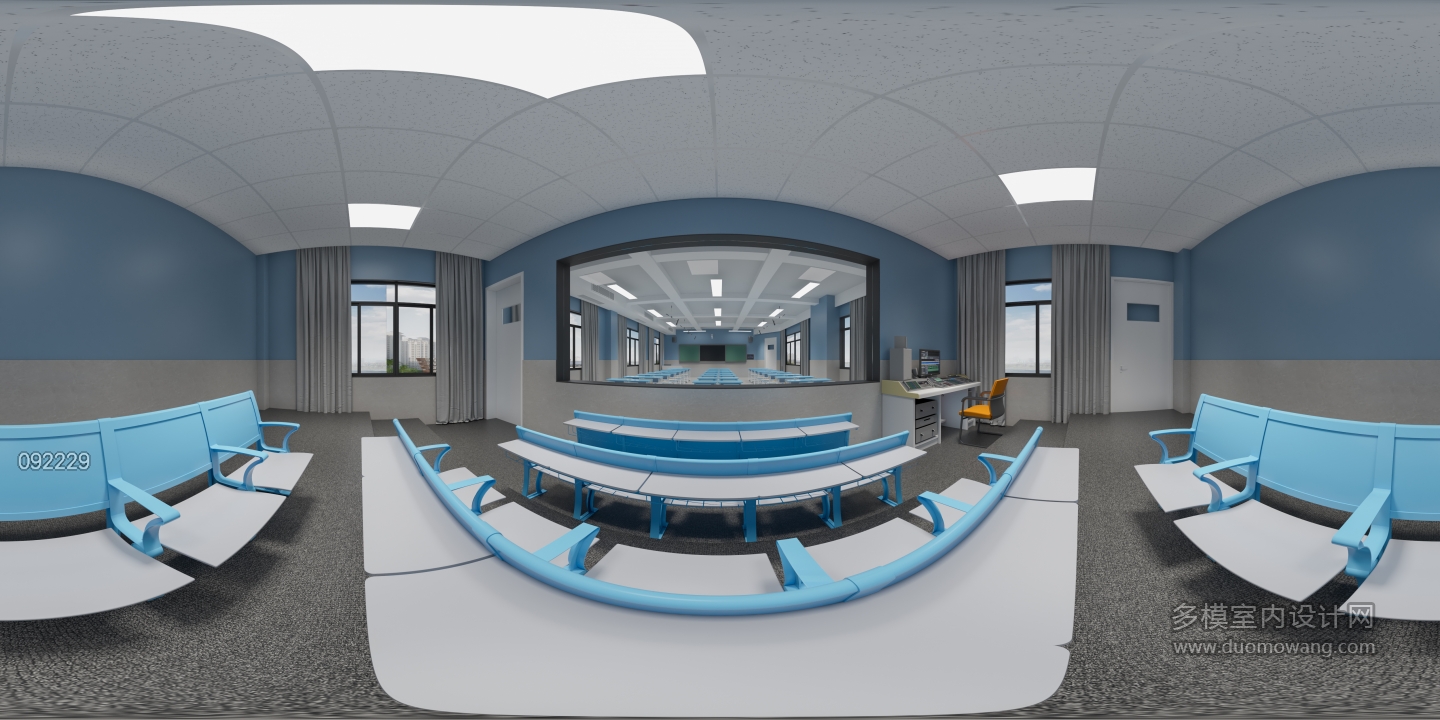 现代录播室方案一全景2