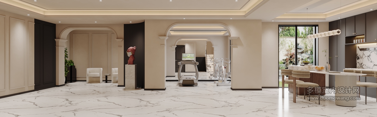 法式负二层特写