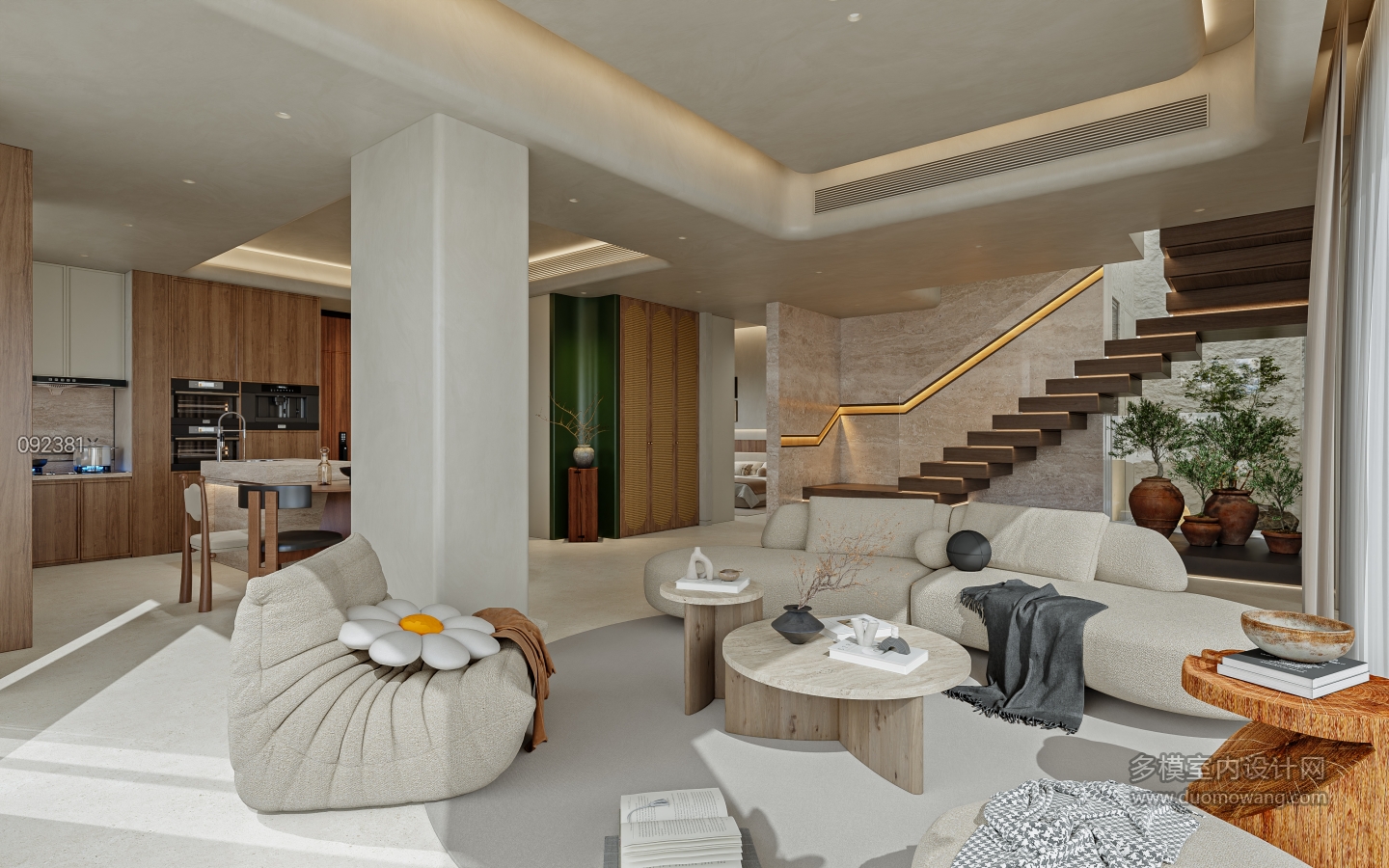 甘露山一层122_一层客厅002