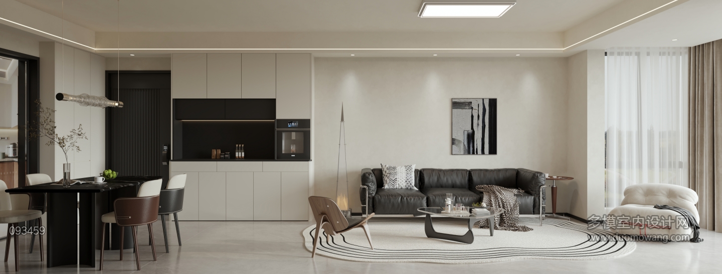 现代 客餐厅 单张1