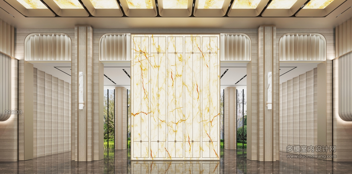 现代大厅方案2近景 (1)