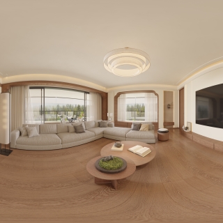 客餐厅+书房_客厅全景_0100