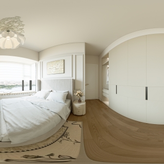 现代主人房2全景