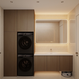 现代简约-洗衣柜