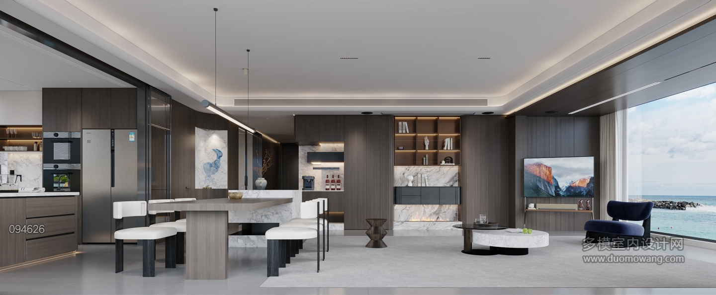 意式电视背景特写