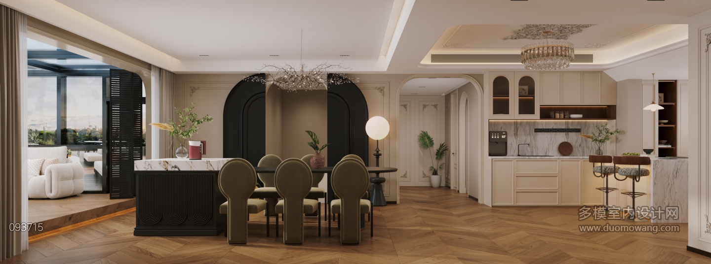 现代 2楼客厅特写2