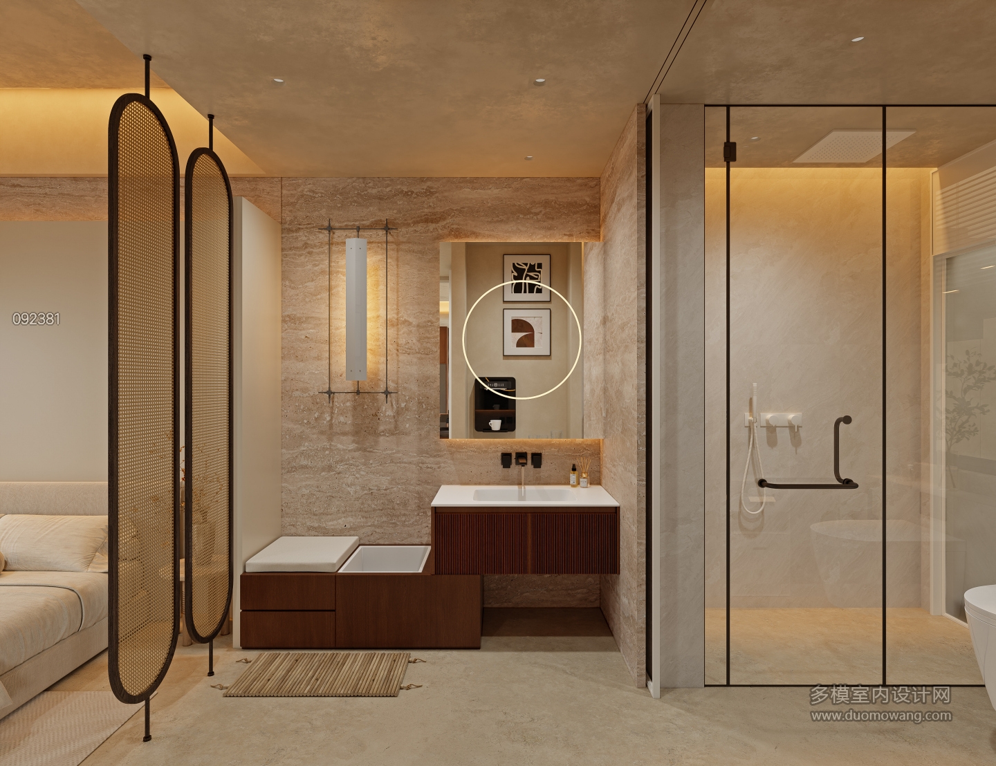 甘露山一层_一层主卧室卫生间001