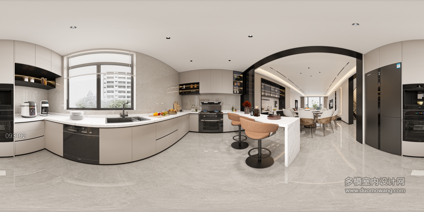 现代2 楼厨房 360