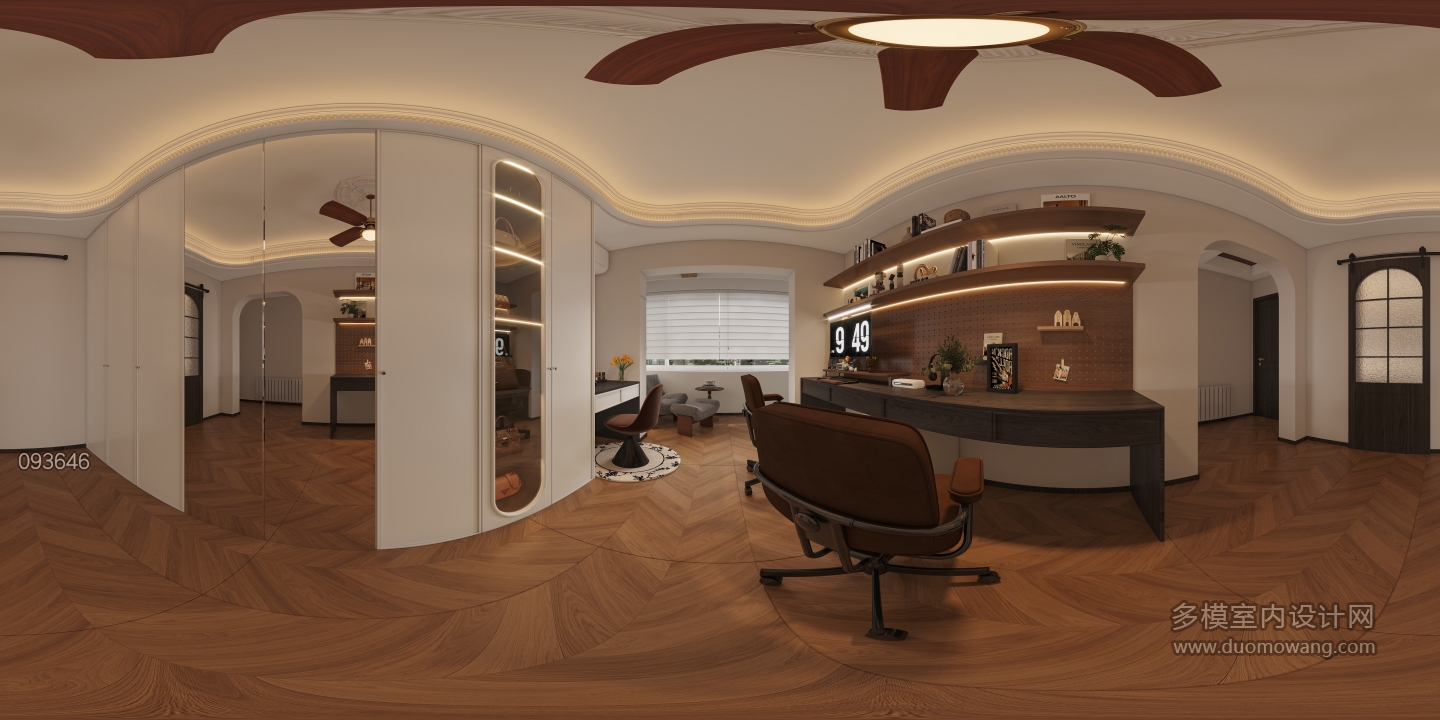 中古衣帽间全景