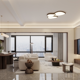 现代中古-客厅特写