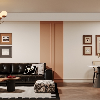 中古沙发背景墙