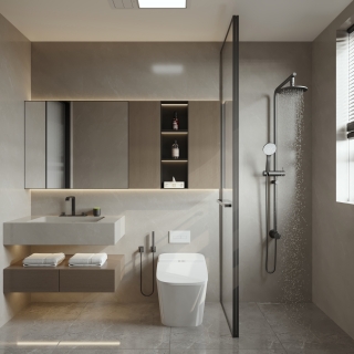 现代 卫生间 单张 四楼