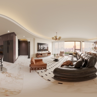 复古客餐厅全景