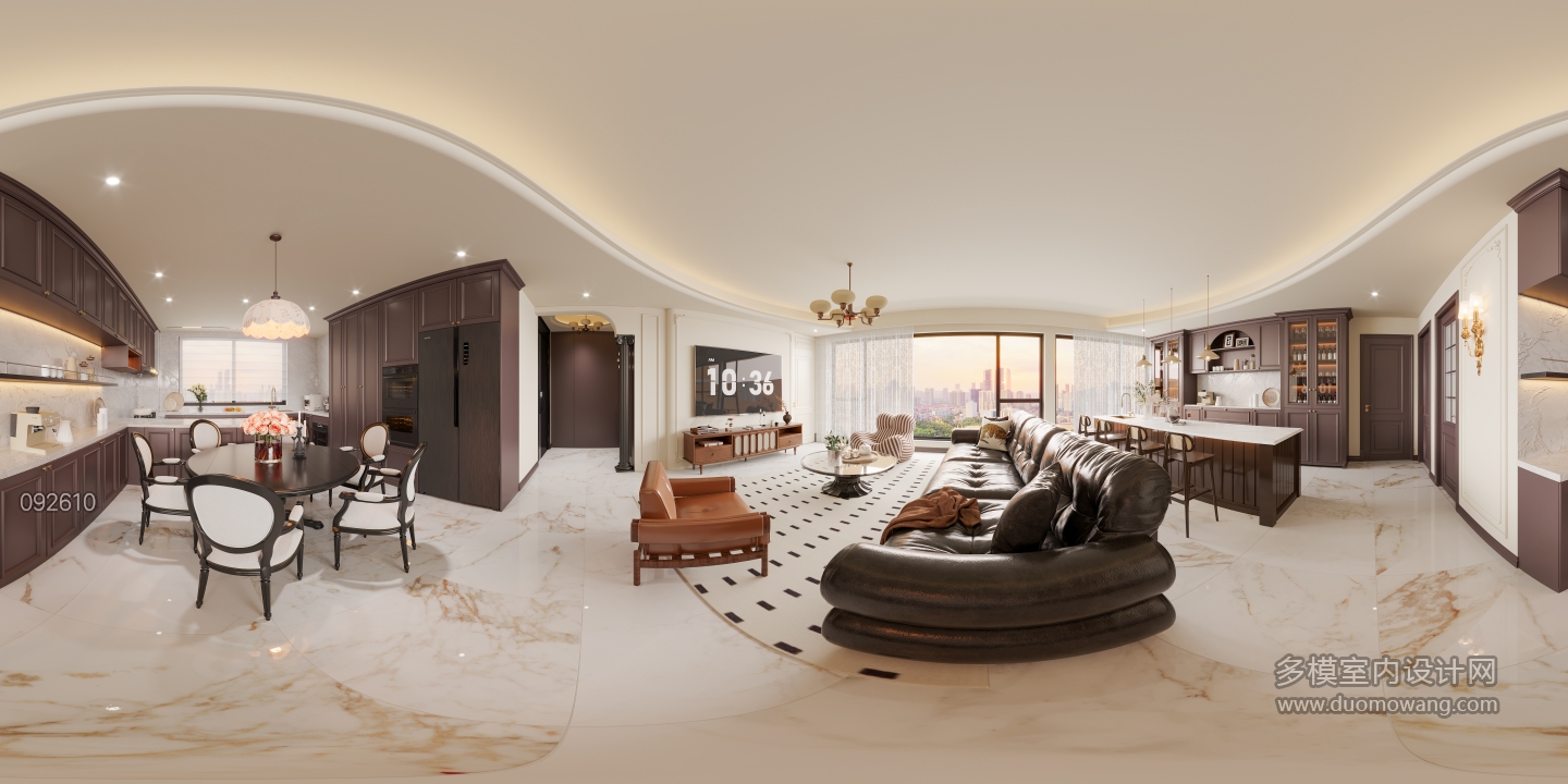 复古客餐厅全景