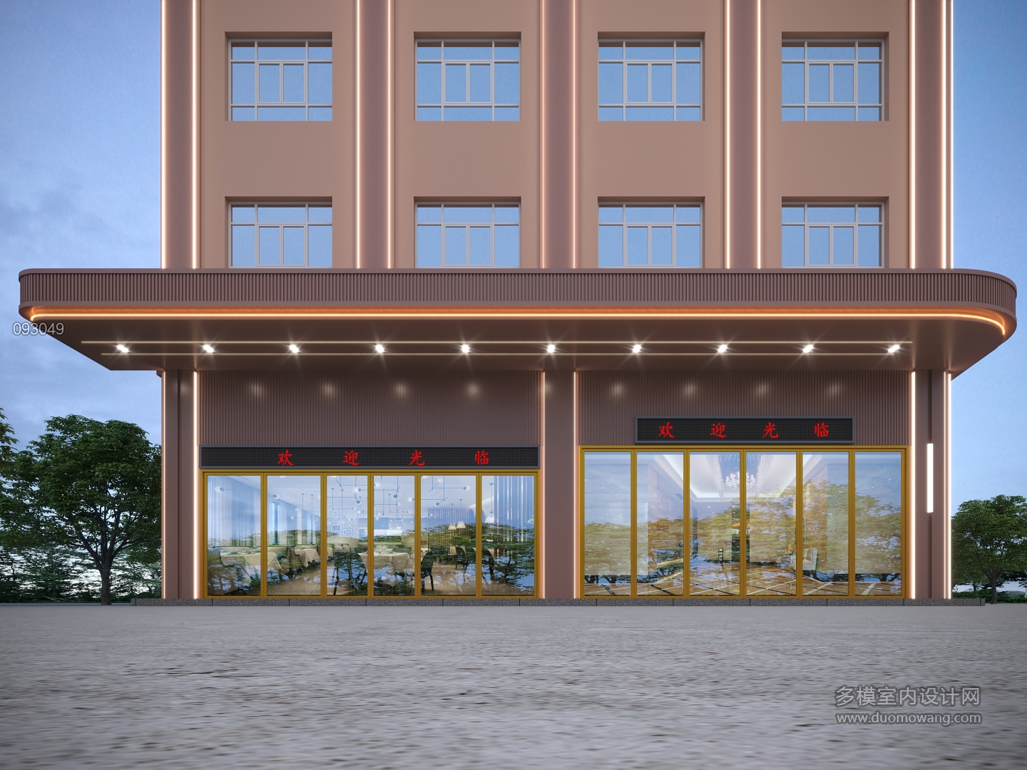 好运来酒店角度3-颜色2