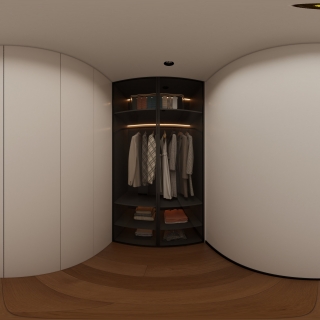 现代衣帽间