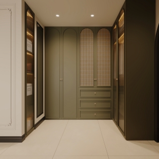 法式主卧衣帽间