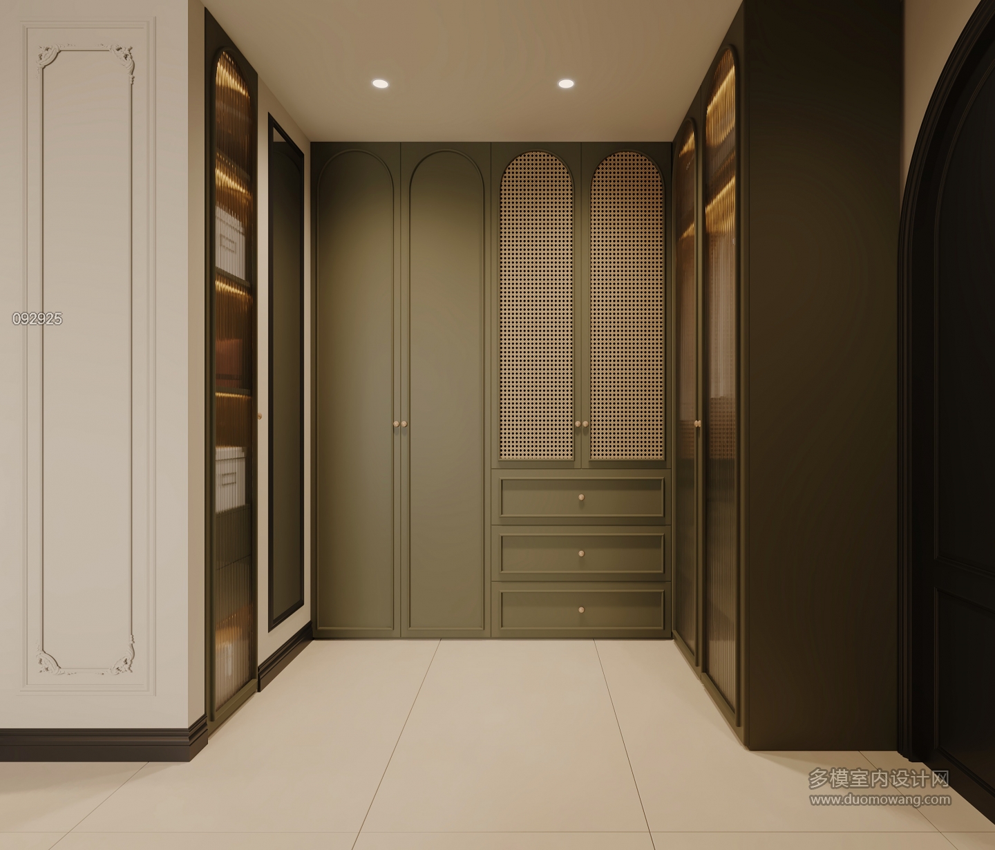 法式主卧衣帽间