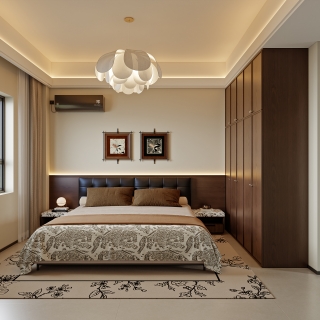 傅总自建房_二层主卧室001