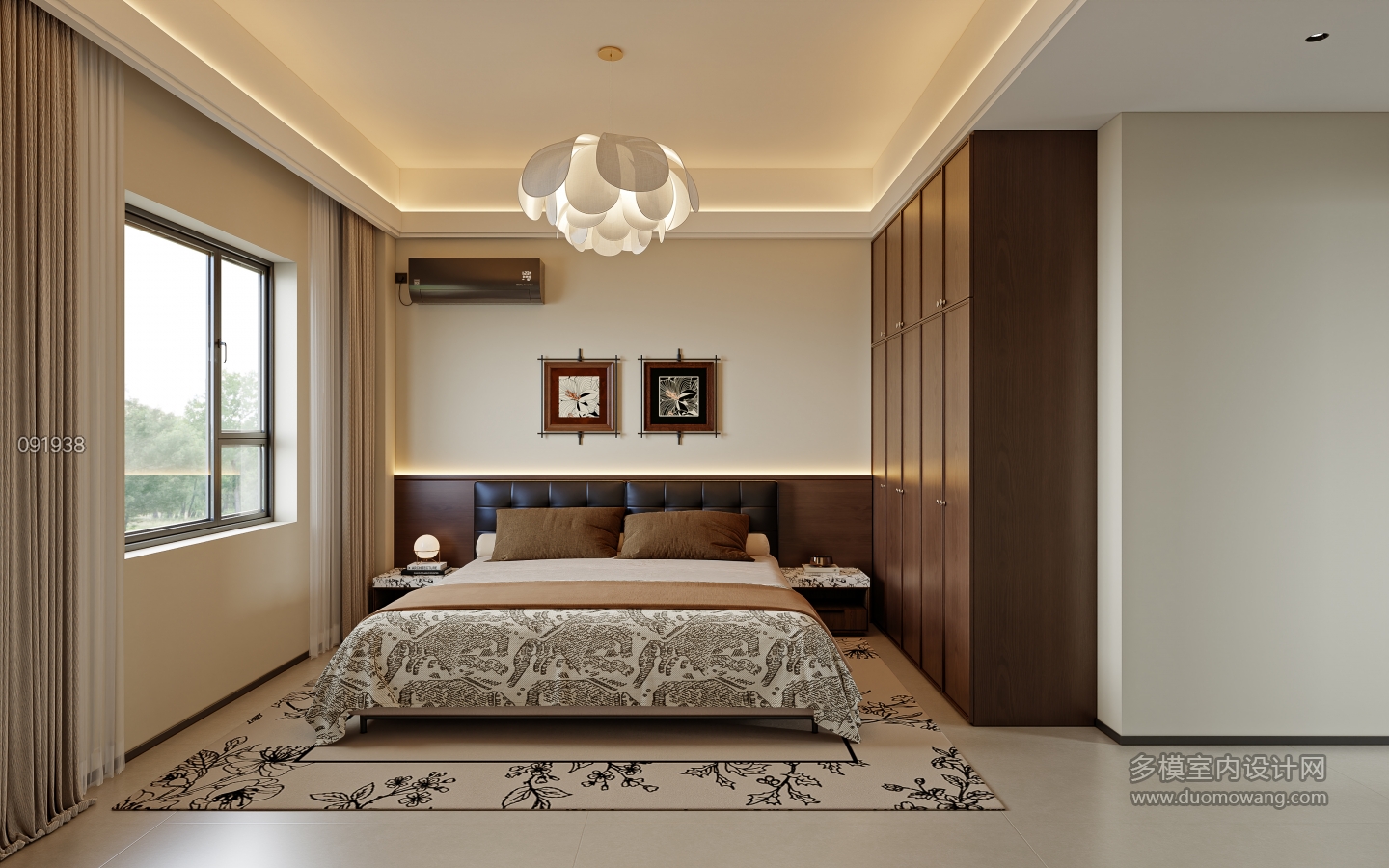 傅总自建房_二层主卧室001