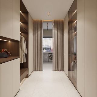 现代-入户衣帽间