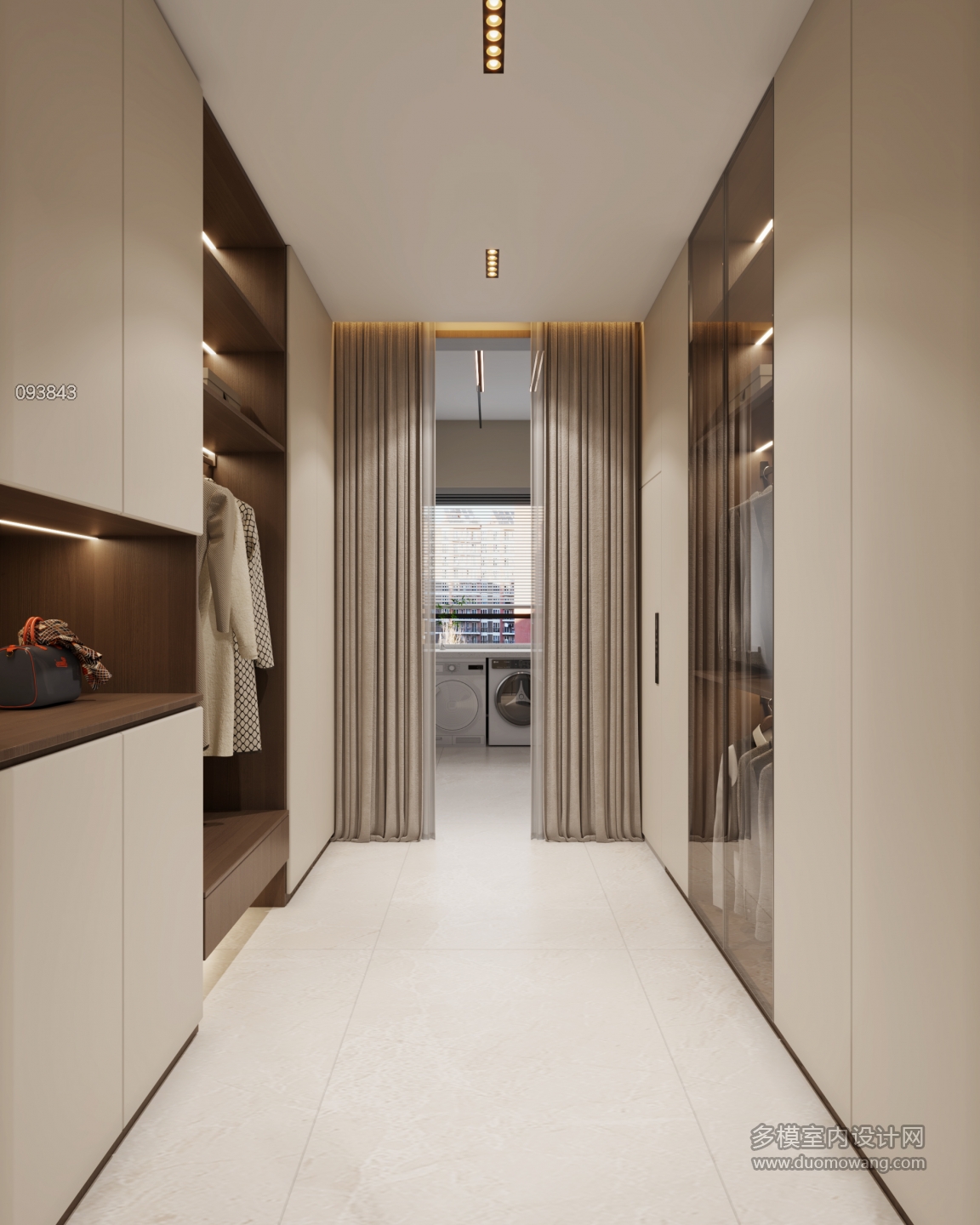 现代-入户衣帽间