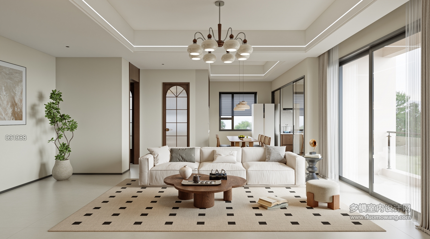 傅总自建房_二层客厅001