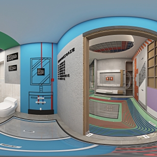 现代 卫生间工艺 全景