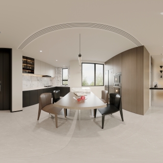 意式一层餐厅全景