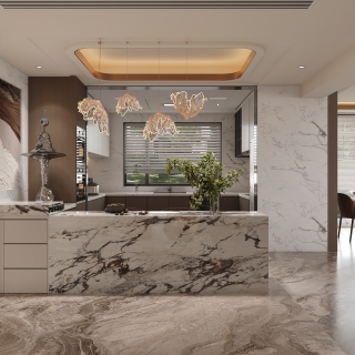 轻奢 厨房 静态