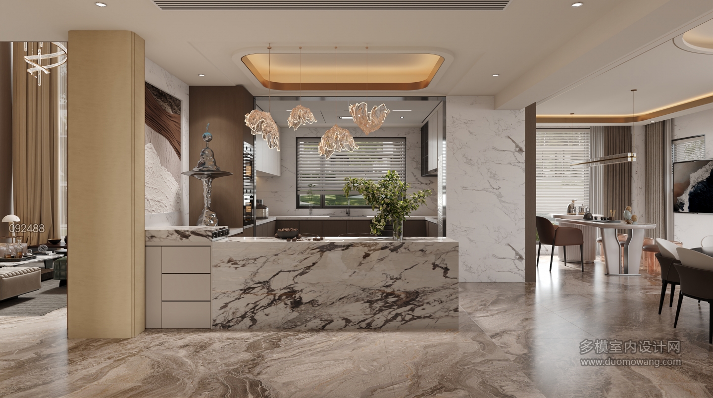 轻奢 厨房 静态