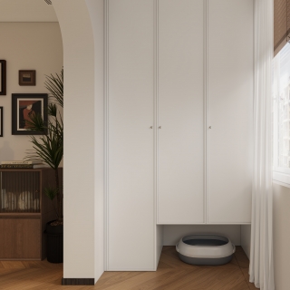 中古客厅阳台静态