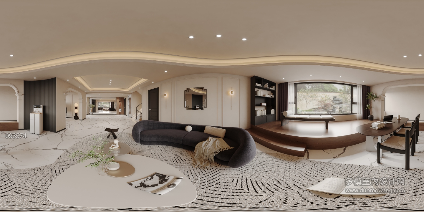 法式负一层客厅