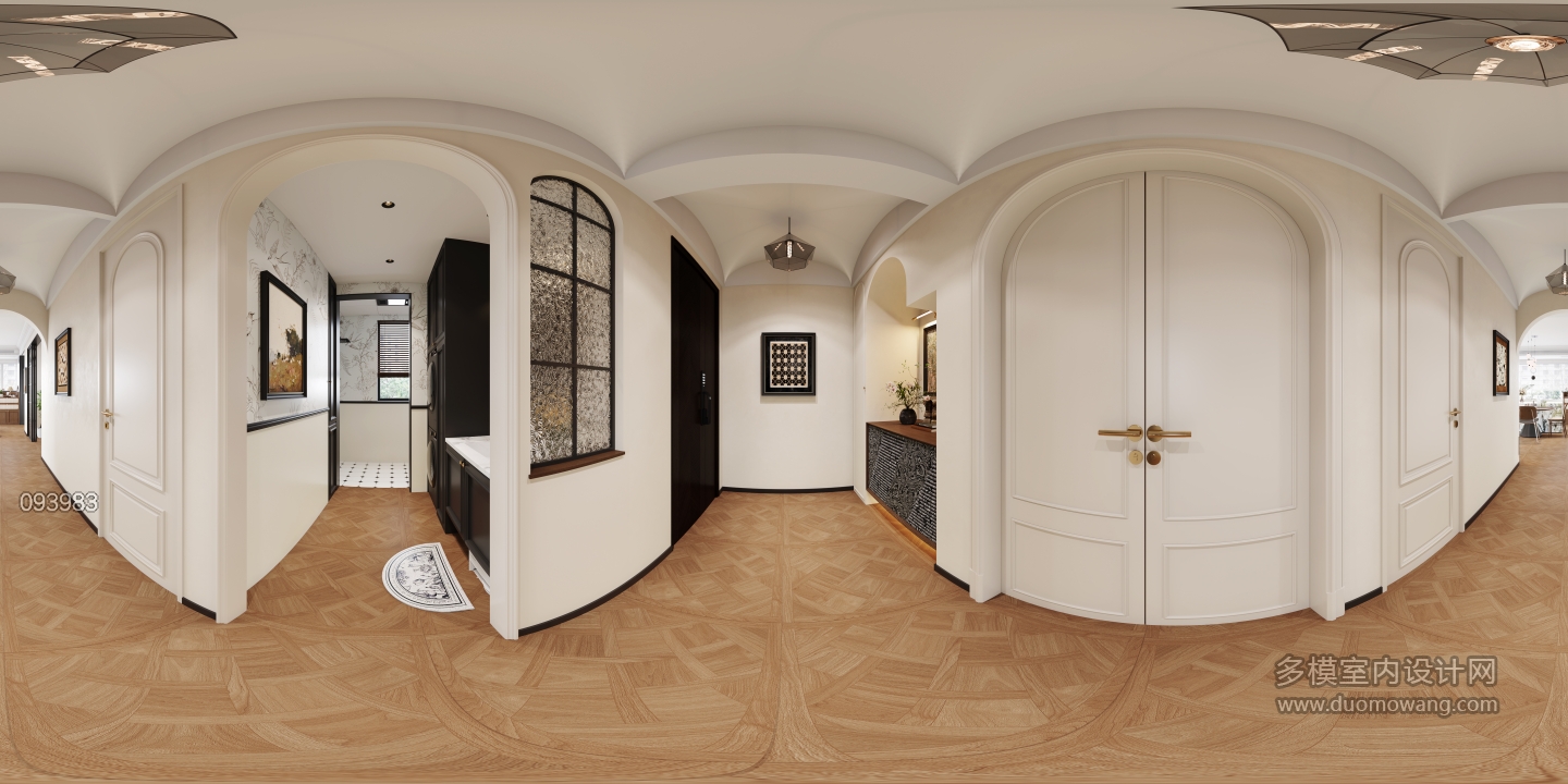 6法式中古风门厅全景