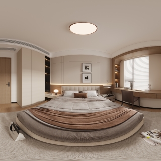 现代一楼次卧全景