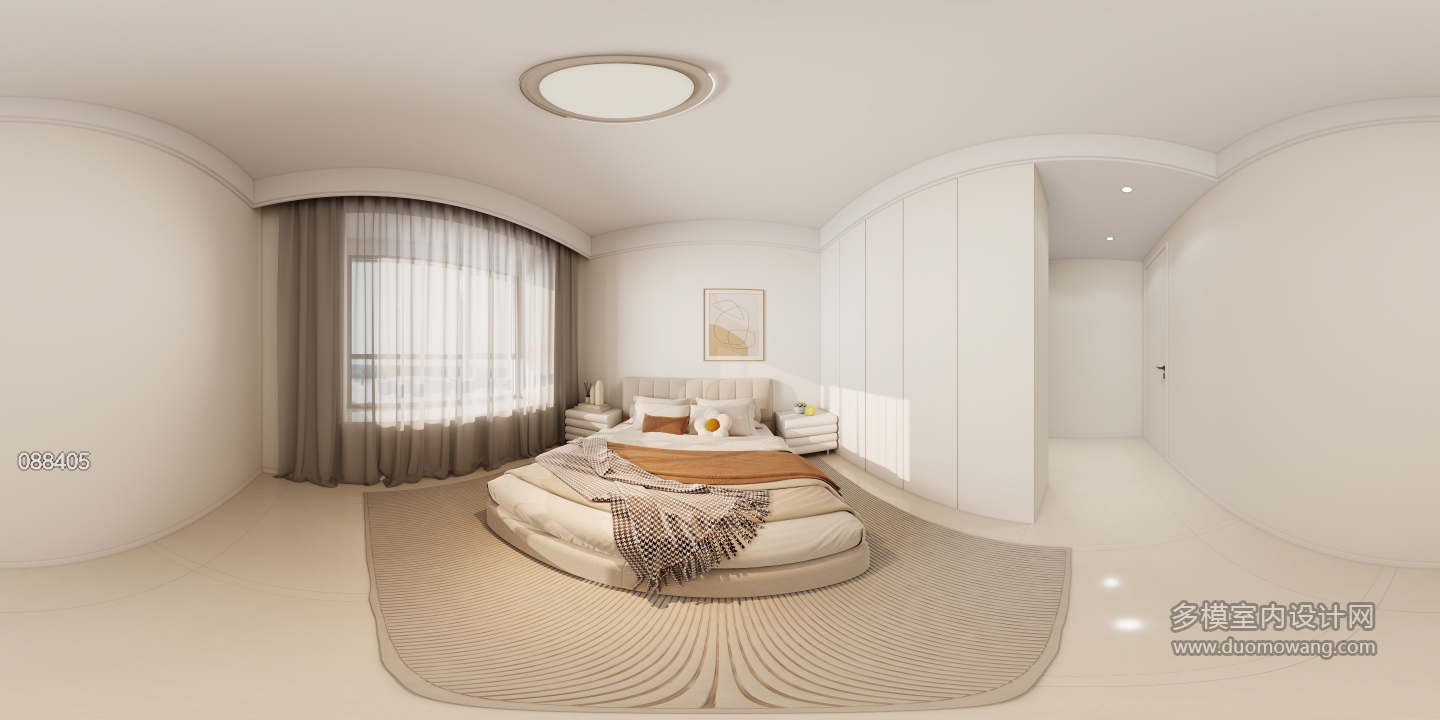 原木奶油主卧1