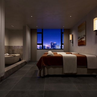 现代二楼洗澡室1特写