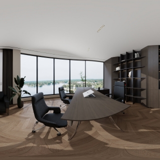 意式总裁办全景