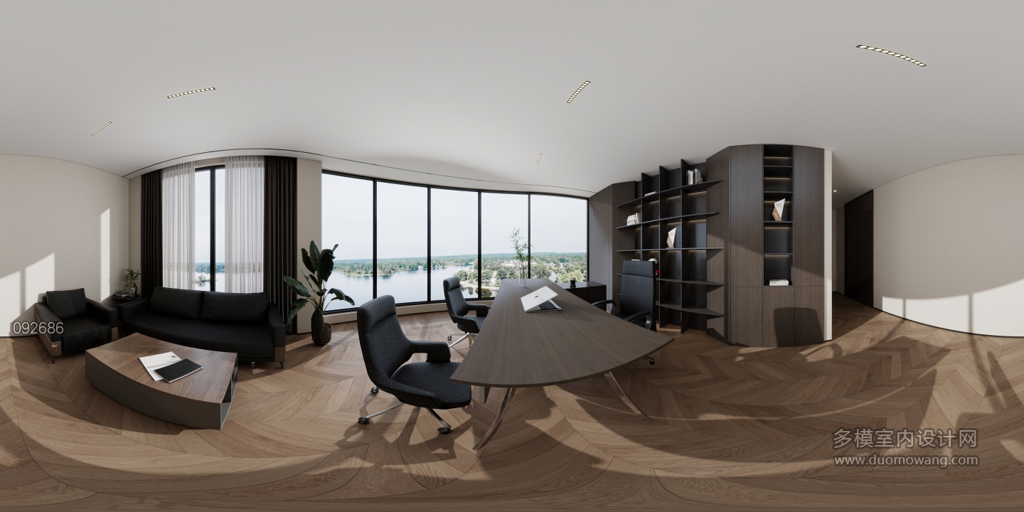 意式总裁办全景