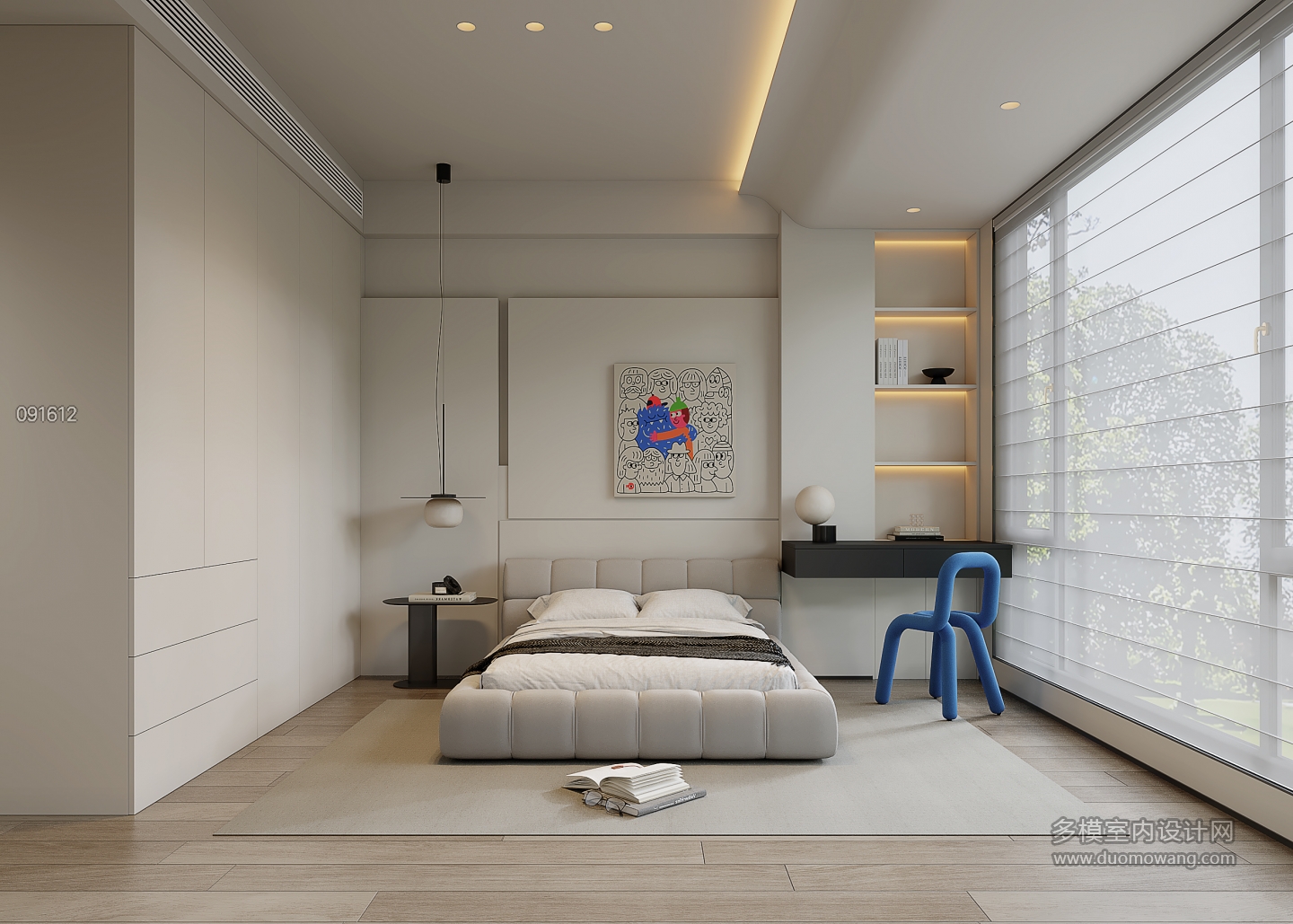 现代三楼次卧二