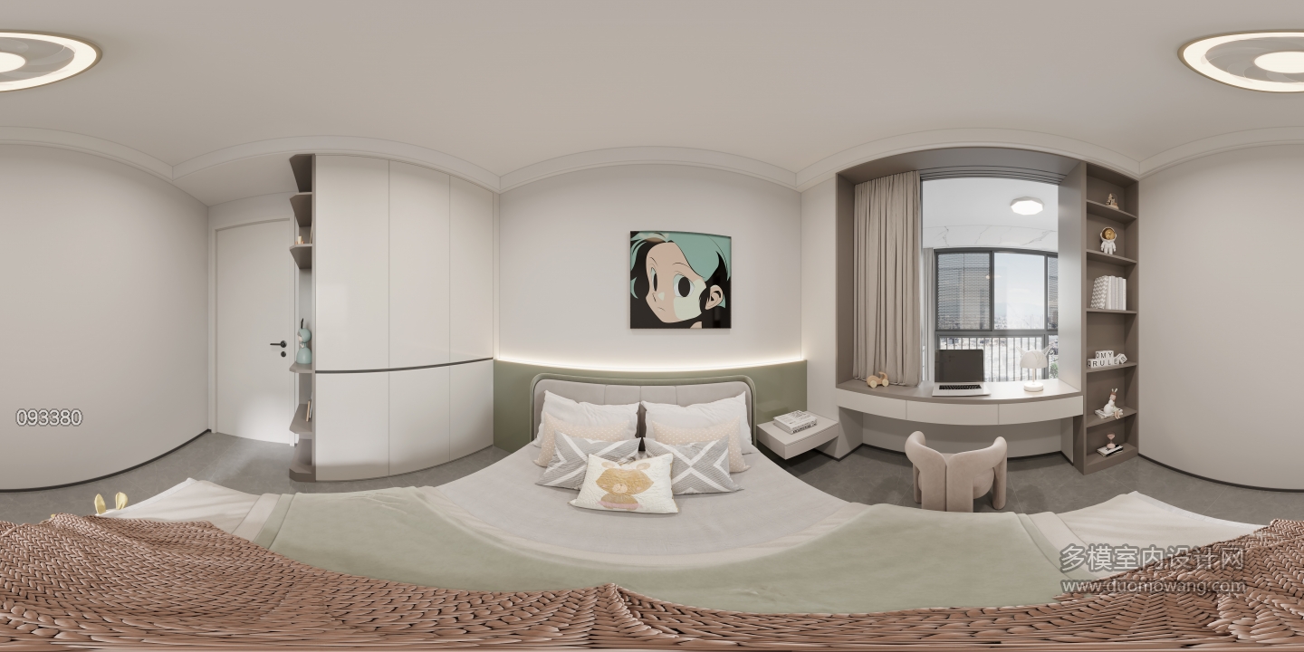 现代女儿房全景