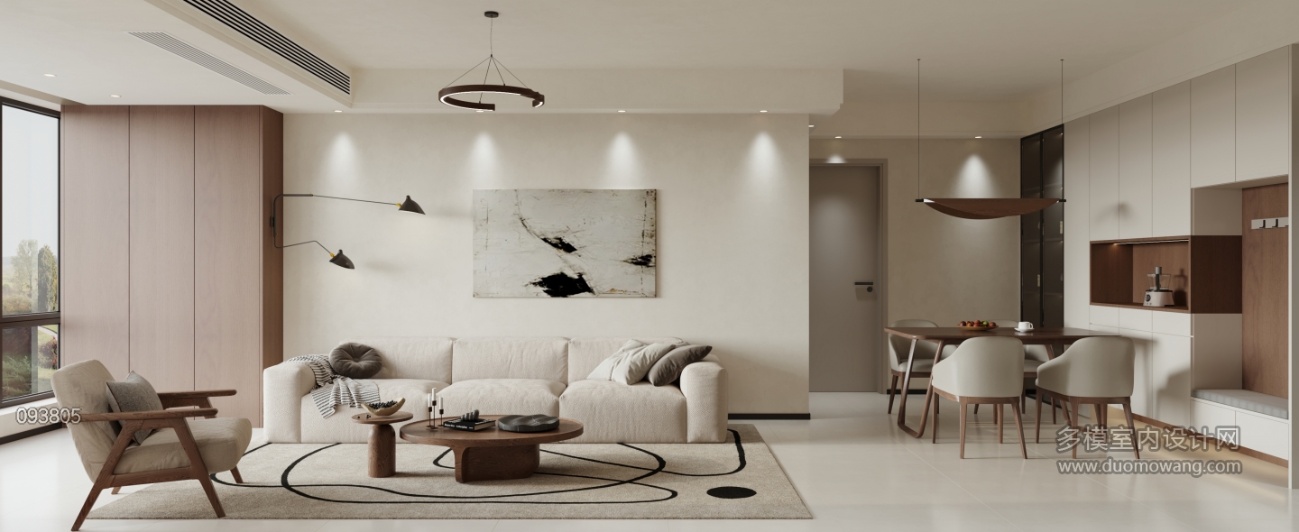 现代 客餐厅 单张1