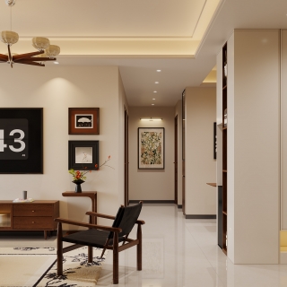 现代中古电视背景