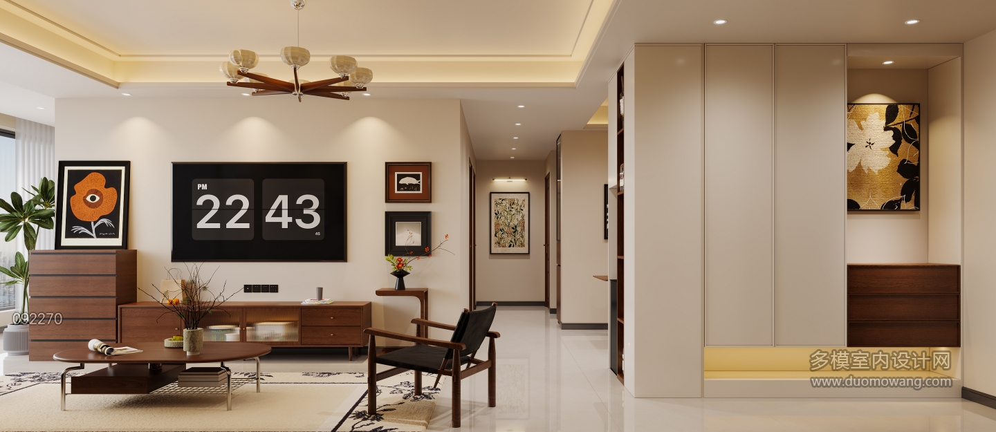 现代中古电视背景