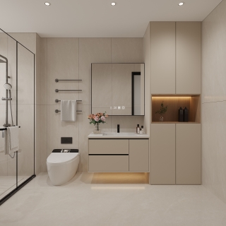 现代二楼主卧卫生间