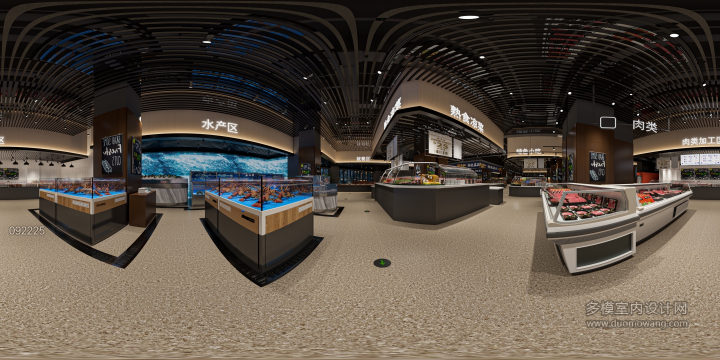 现代超市全景2