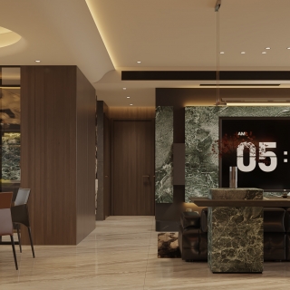 意式客餐厅_电视墙静态