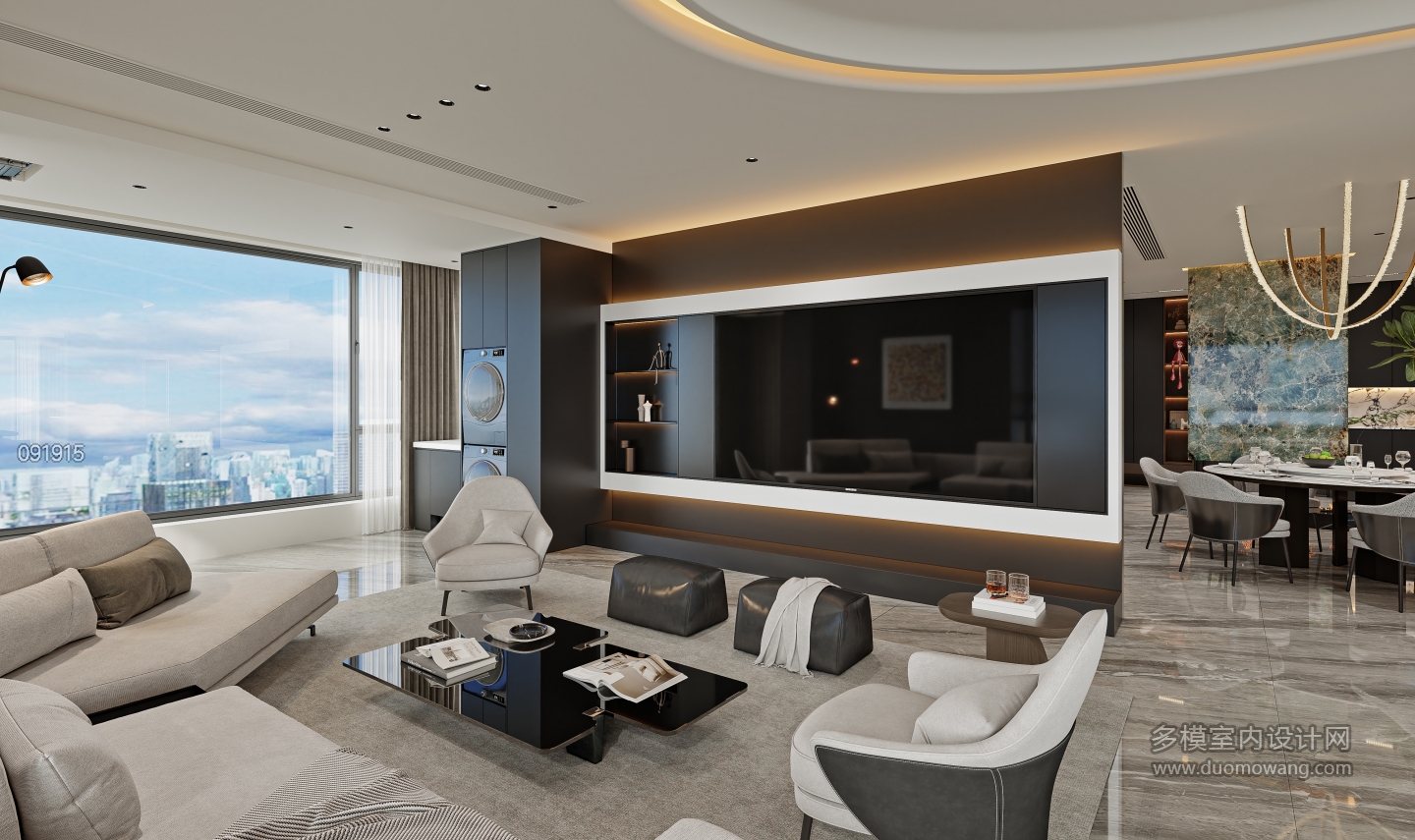 南安银河5#电视墙改_客厅001