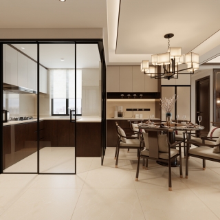 新中式餐厨单张